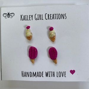 Handmade Clay Earrings